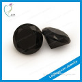 Round black CZ HPHT wholesale beads jewelry